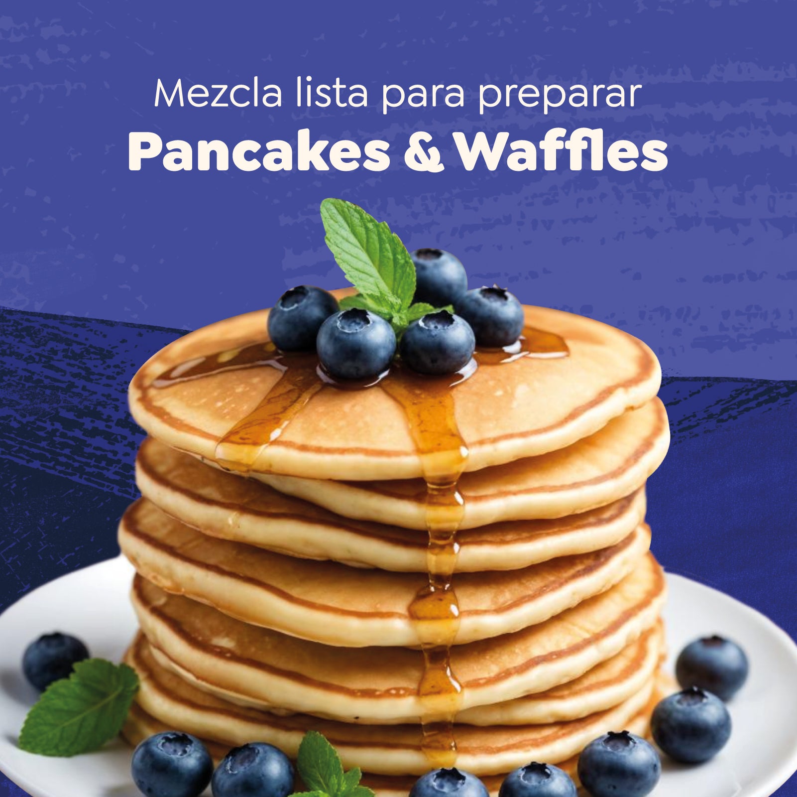 Combo 3 Mezclas listas para preparar Pancakes y Waffles Santa Anita Eggy