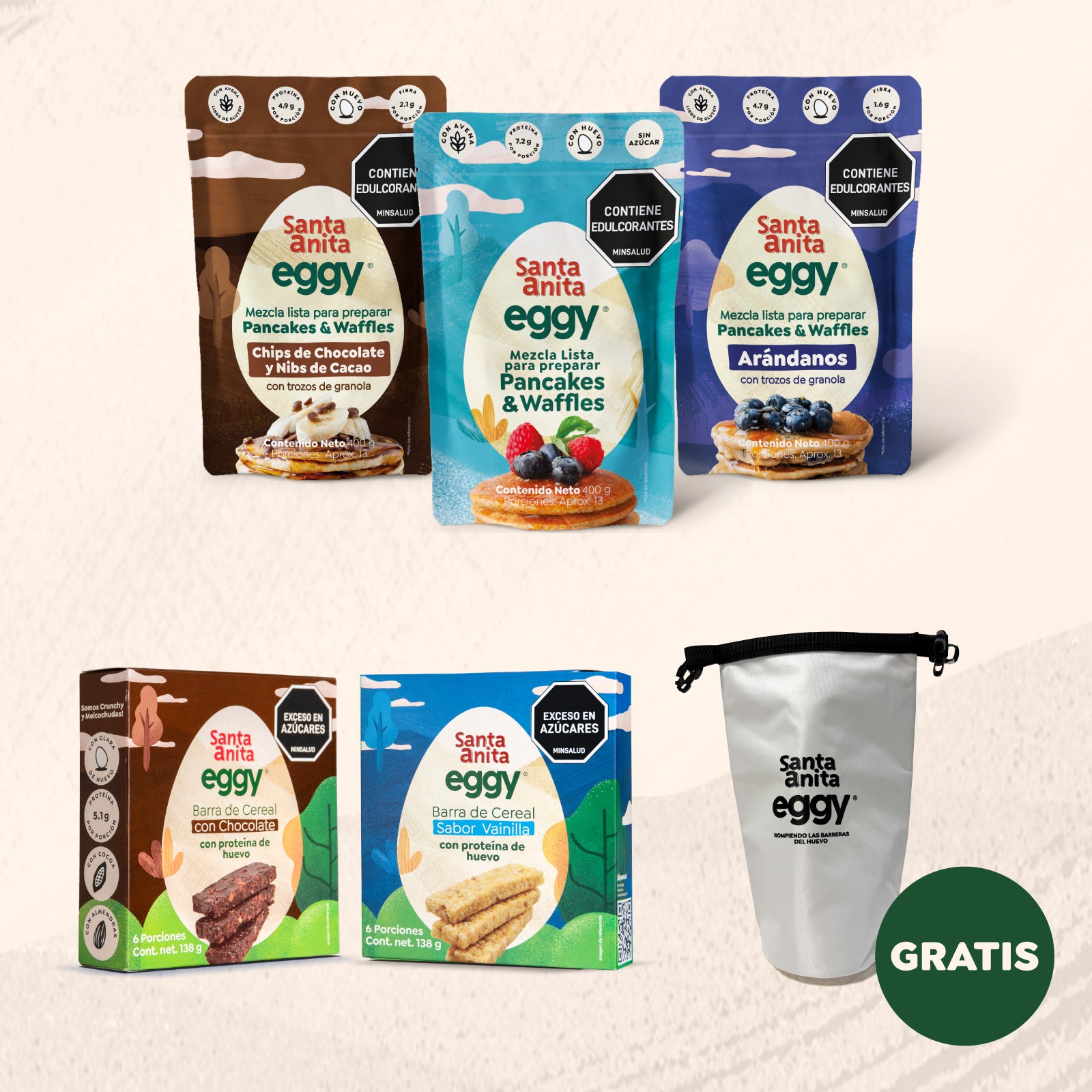 Combo fanáticos de la proteína 💪🥚Eggy  (GRATIS Dry Bag)