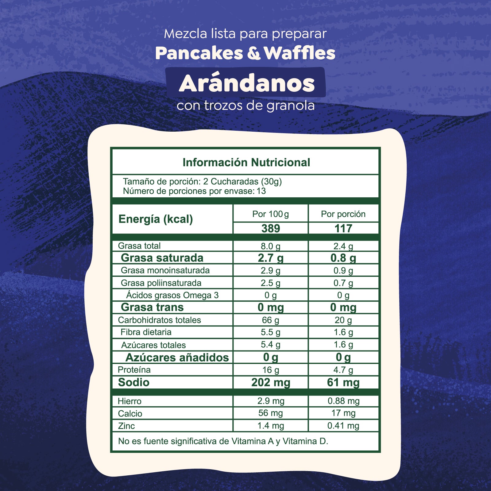 Combo 3 Mezclas listas para preparar Pancakes y Waffles Santa Anita Eggy