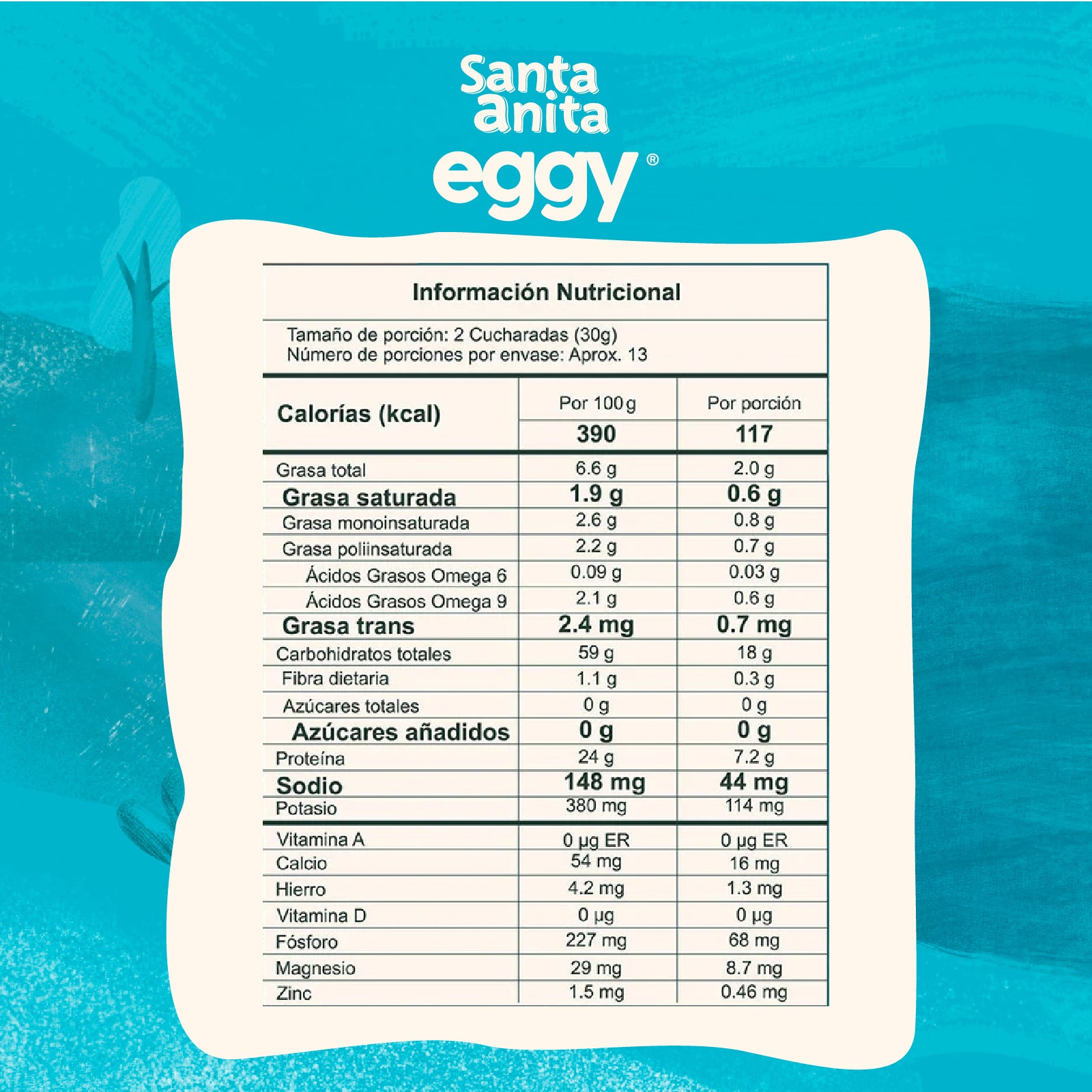 Santa Anita Eggy Mezcla lista para preparar Pancakes & Waffles x 400gr