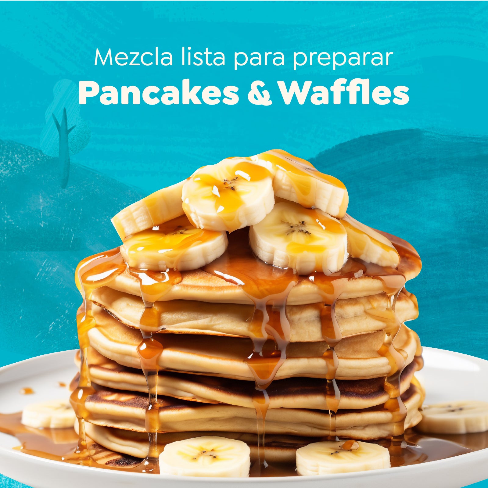 Santa Anita Eggy Mezcla lista para preparar Pancakes & Waffles x 400gr