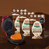 Kit Wafflera corazón + 3 Mezclas con proteína para Pancakes & Waffles
