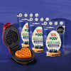 Kit Wafflera corazón + 3 Mezclas con proteína para Pancakes & Waffles